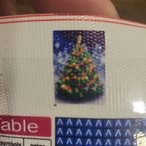 DIAMOND PAINTING Christmas Tree And Farmer's Market New